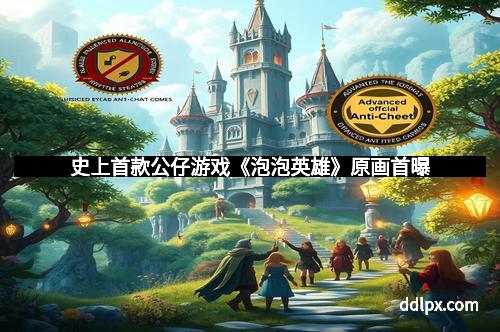 史上首款公仔游戏《泡泡英雄》原画首曝